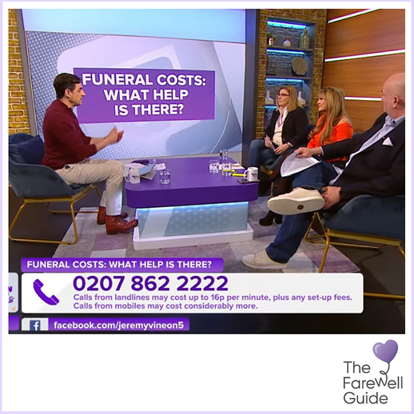 The Farewell Guide Founder Talks About Help For Funeral Costs on 